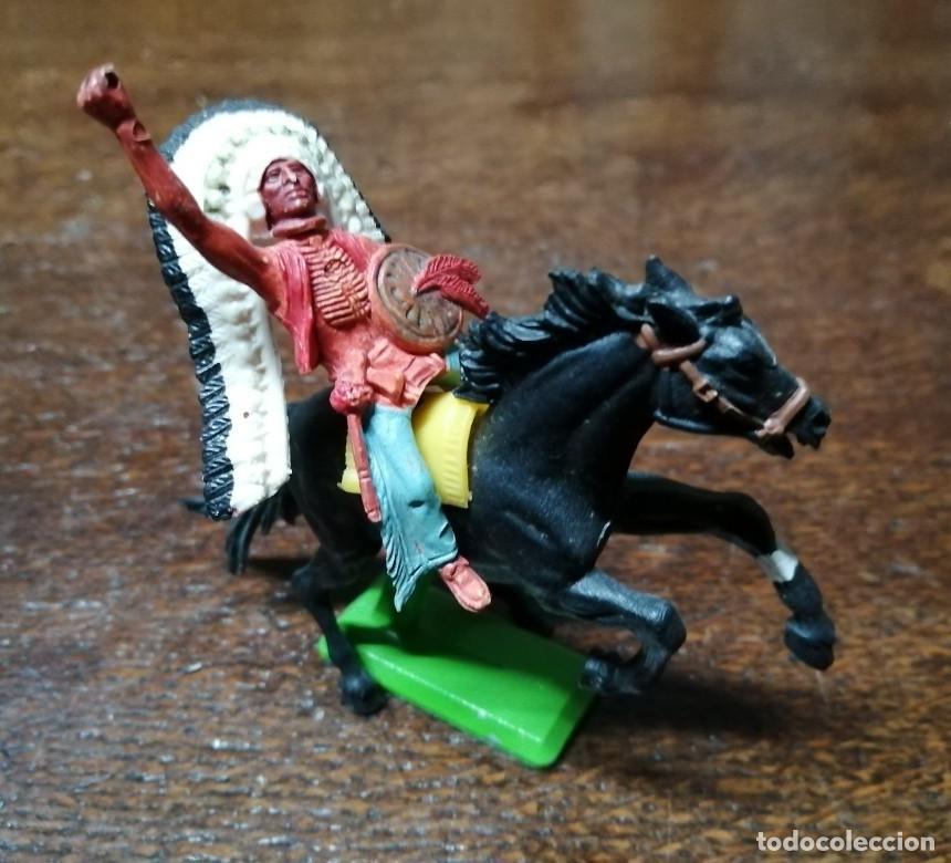 Figure di Gomma e PVC: INDIO A CABALLO BRITAINS (COMANSI, JECSAN, REAMSA, LAFREDO, SOTORRES)