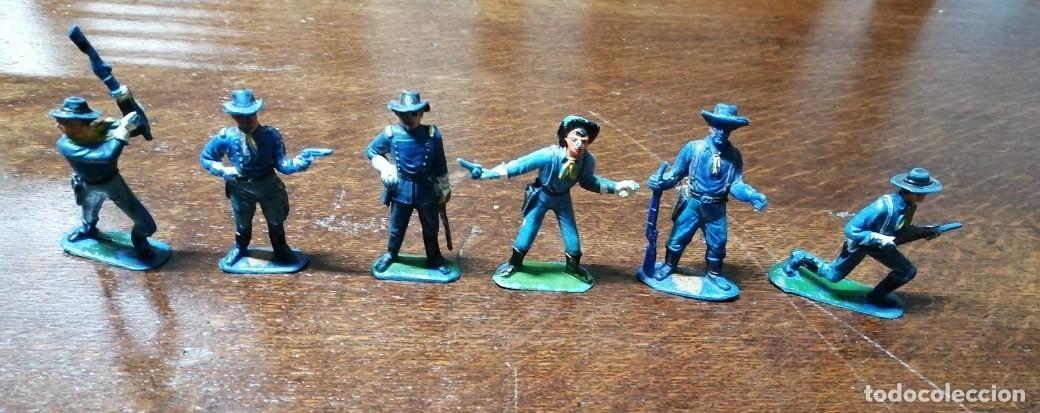 Figuras de goma y PVC: LOTE FEDERALES A PIE JECSAN (COMANSI, JECSAN, REAMSA, LAFREDO, SOTORRES)