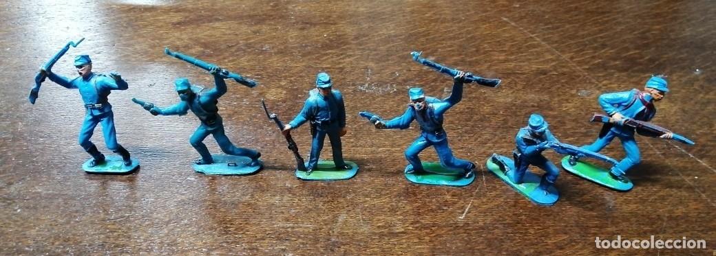 Figuras de goma y PVC: LOTE FEDERALES A PIE JECSAN (COMANSI, JECSAN, REAMSA, LAFREDO, SOTORRES)