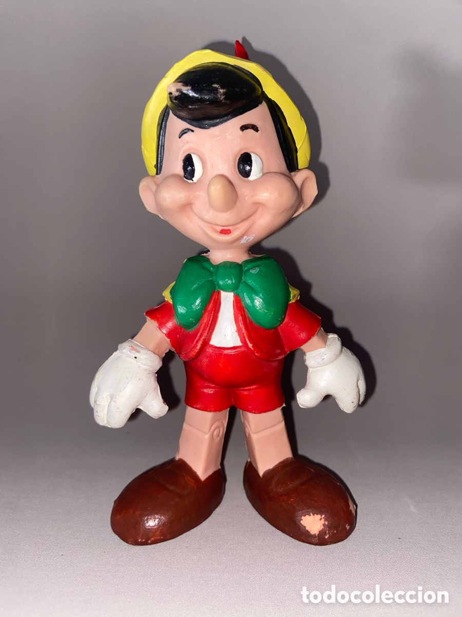Figuras de goma y PVC: ANTIGUA FIGURA &rdquo; PINOCHO &rdquo; DE GOMA - WALT DISNEY A&Ntilde;OS 60