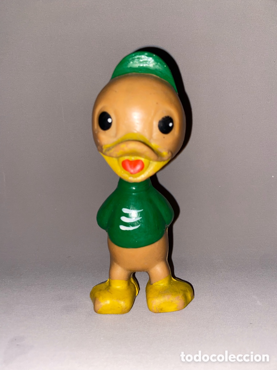 Figuras de goma y PVC: ANTIGUA FIGURA &rdquo; JORGITO &rdquo; DE GOMA - PATO DONALD WALT DISNEY - A&Ntilde;OS 60