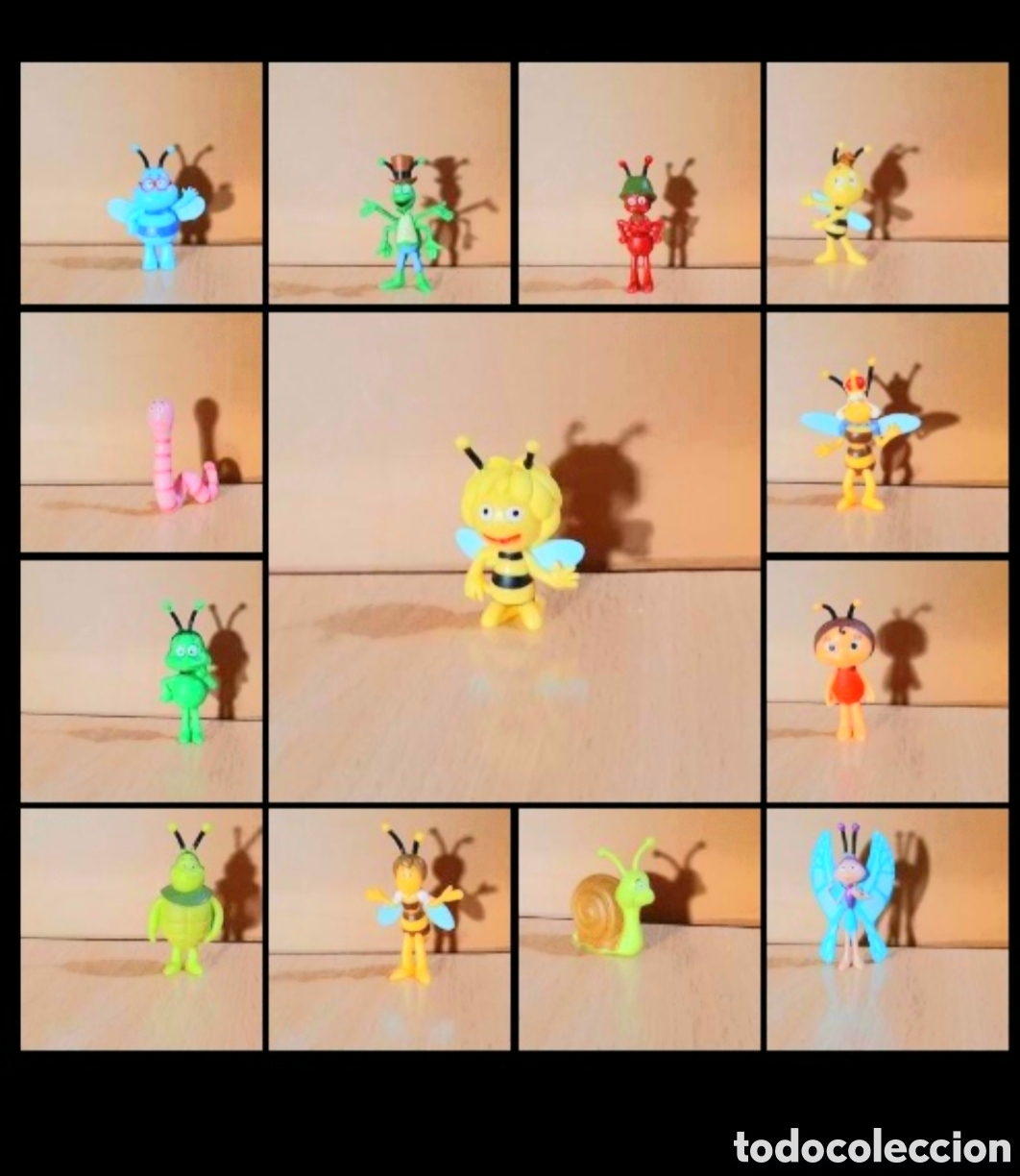 Figuras de goma y PVC: Lote figuras Abeja Maya (unidad 2.5&euro;)