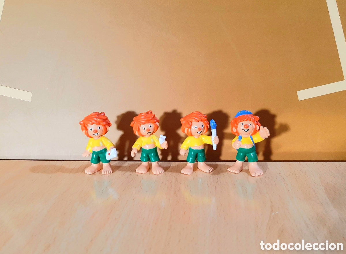 Figuras de goma y PVC: Lote figuras Pumucki Bully 80