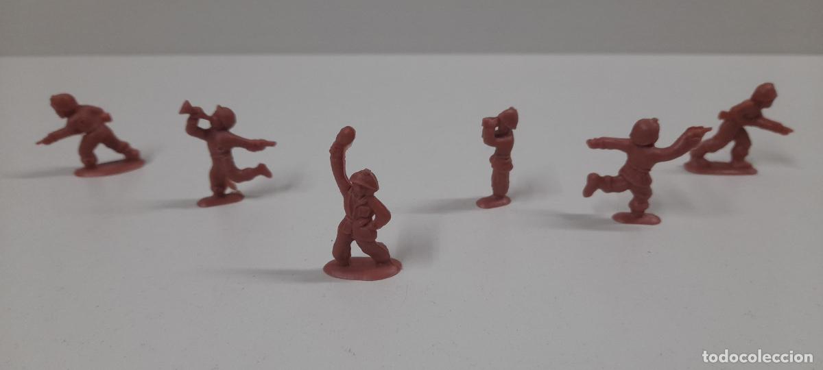 Figuras de goma y PVC: SOLDADITOS MONTAPLEX GRANDES . ORIGINALES A&Ntilde;OS 70