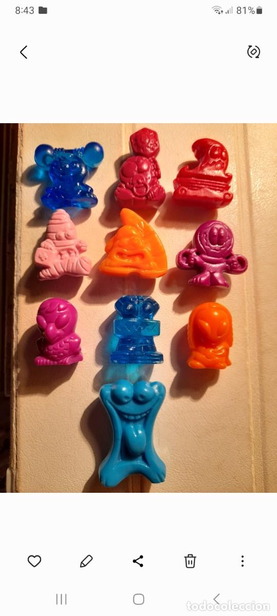 Figuras de goma y PVC: Lote de figuras antiguas de pvc, gogos