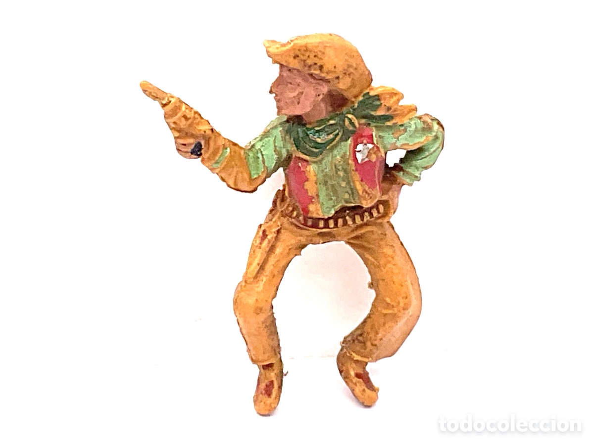 Figuras de goma y PVC: ANTIGUA FIGURA EN PL&Aacute;STICO . COWBOY DE LAFREDO.