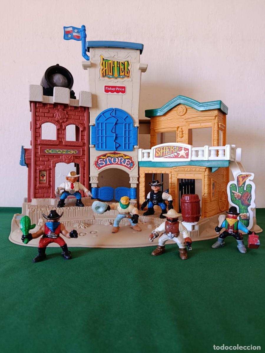 Figuras de goma y PVC: Vintage Fisher Price 1996 Wild West non Completo