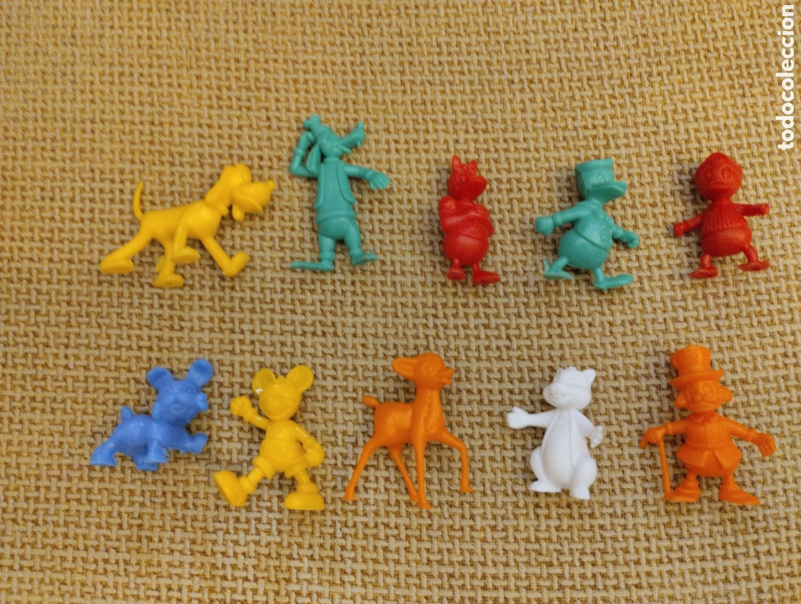 Figuras de goma y PVC: Lote de figuras Dunkin antiguas