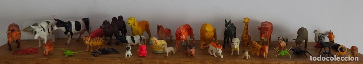 Figuras de goma y PVC: LOTE DE 41 FIGURAS DE ANIMALES (La mayor&iacute;a son de pl&aacute;stico)