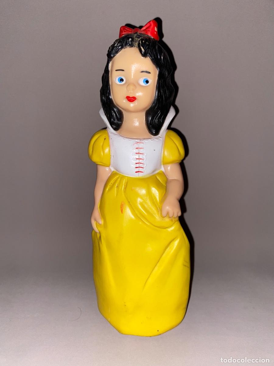 Figuras de goma y PVC: ANTIGUA FIGURA &rdquo; BLANCANIEVES &rdquo; DE GOMA - WALT DISNEY - LEDRAPLASTIC A&Ntilde;OS 70