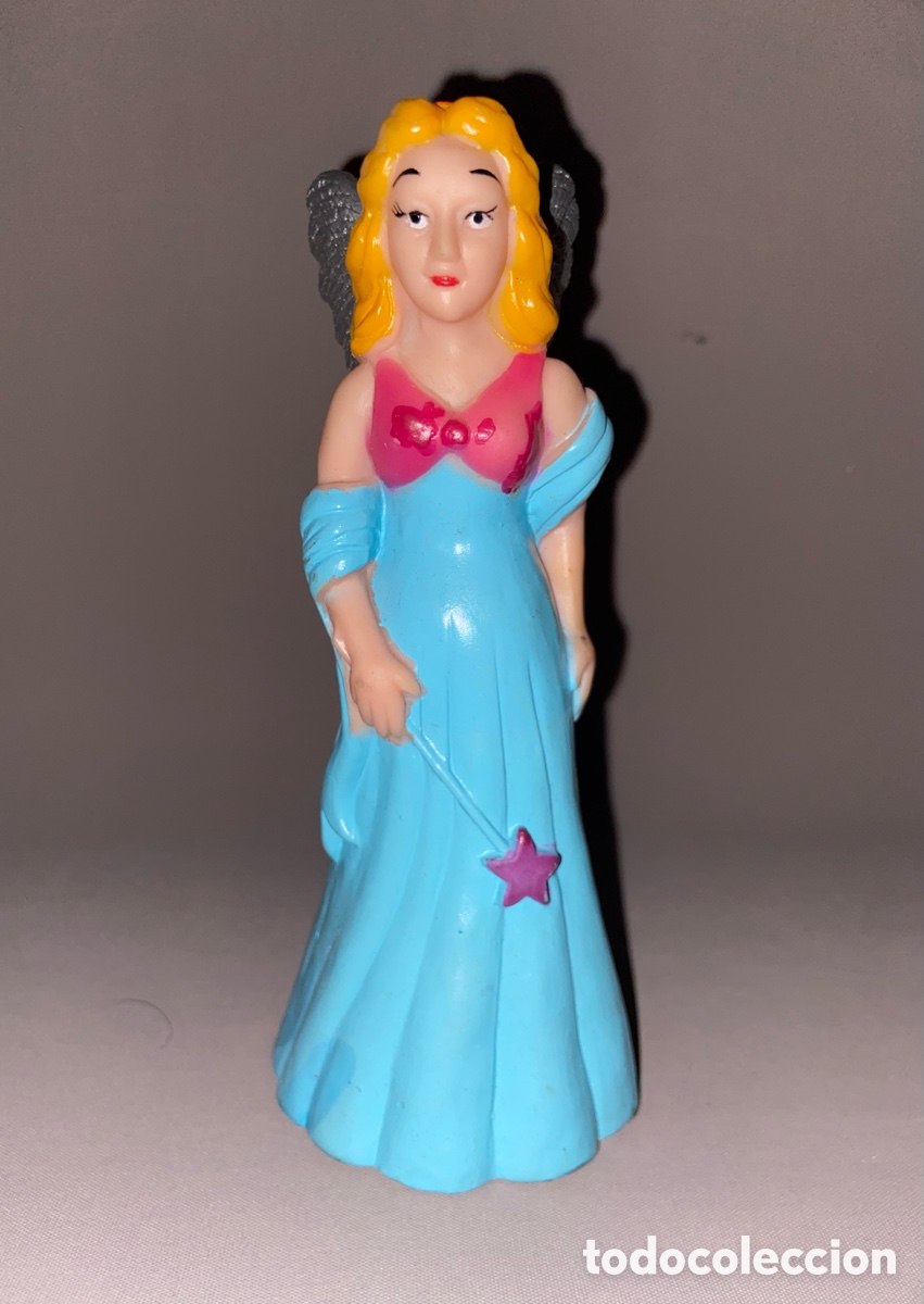 Figuras de goma y PVC: MAGNIFICA FIGURA &rdquo; HADA AZUL &rdquo; PINOCHO - DE GOMA WALT DISNEY