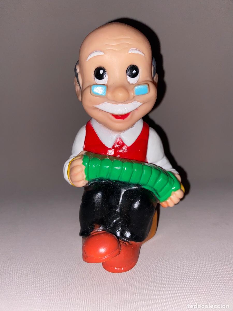 Figuras de goma y PVC: MAGNIFICA FIGURA &rdquo; GEPETTO &rdquo; PINOCHO - DE GOMA WALT DISNEY