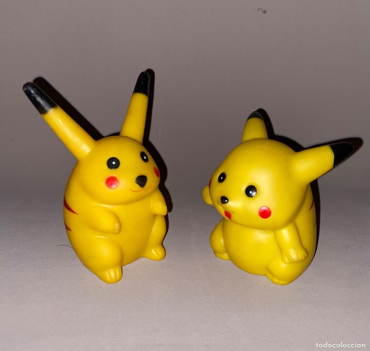Figuras de goma y PVC: MAGNIFICAS 2 FIGURAS &rdquo; PIKACHU &rdquo; DE GOMA - POKEMON