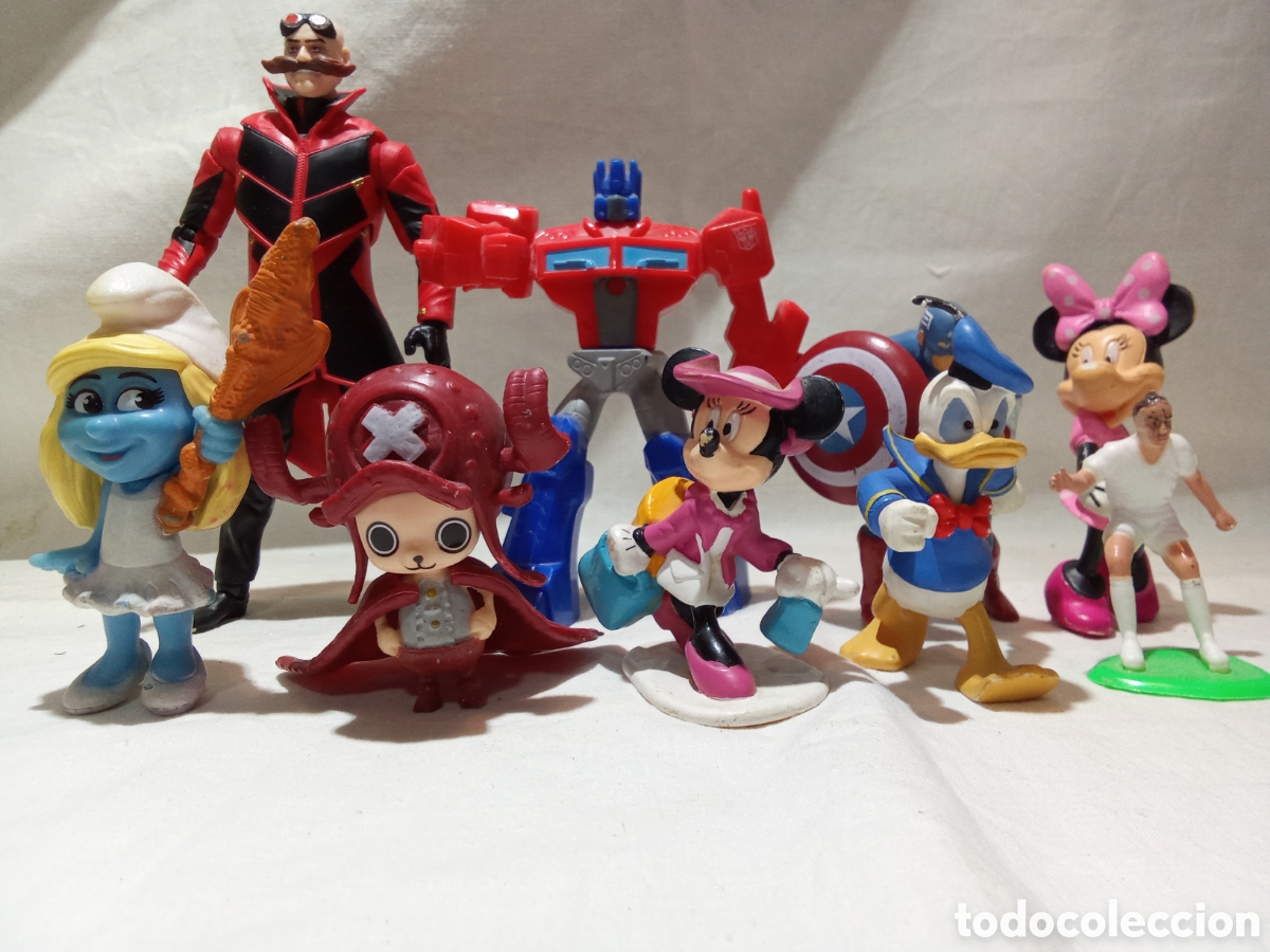 Rubber and PVC Figures: LOTE 2 FIGURAS VARIADAS DE GOMA Y PVC