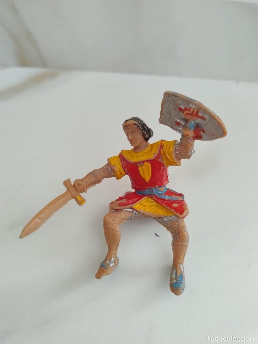 Figuras de goma y PVC: Capit&aacute;n Trueno jinete, Estereoplast, a&ntilde;os 50/60