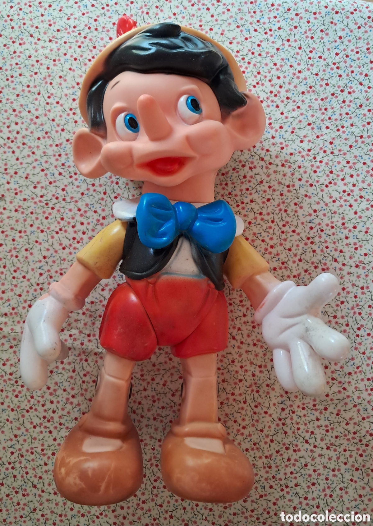 Figuras de goma y PVC: Pinocho. Mu&ntilde;eco de goma de Famosa a&ntilde;os 80. De unos 35cm de altura