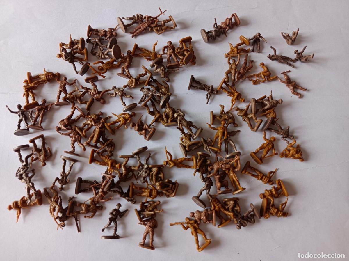 Figuras de goma y PVC: SOLDADITOS DE PL&Aacute;STICO INGLESES ESCALA 1/72 SIMILAR MONTAPLEX