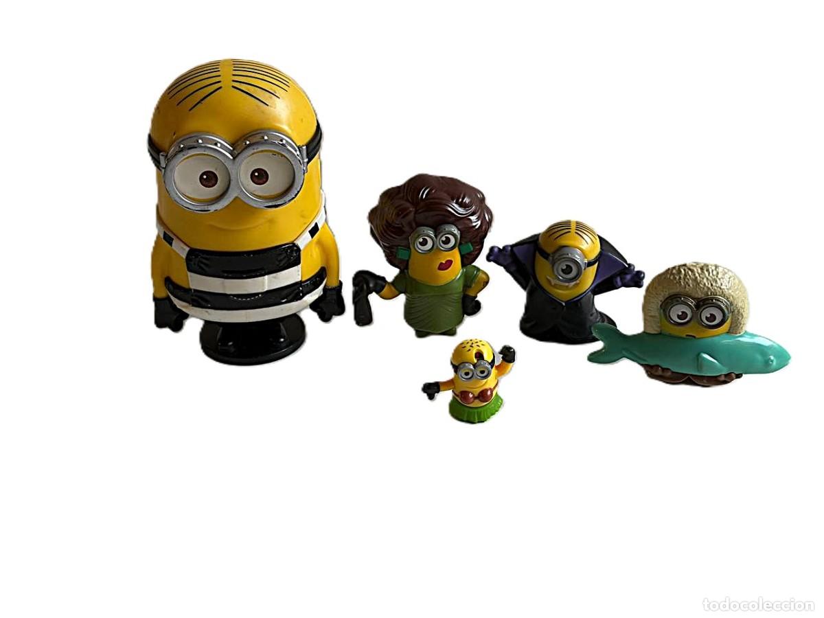 Figuras de goma y PVC: Lote Minions IDILIA FOODS MC Donalds