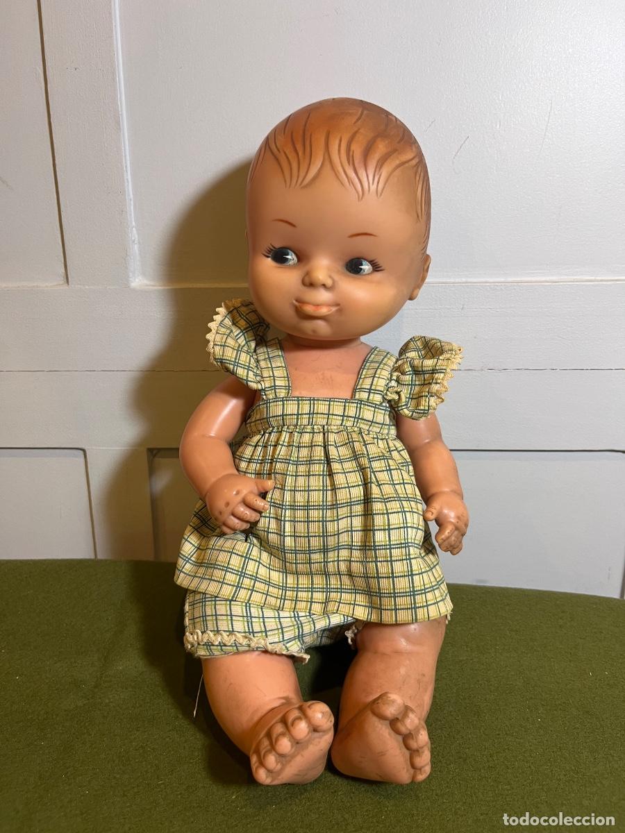 Figuras de goma y PVC: Mu&ntilde;eca beb&eacute; Famosa Made in Spain a&ntilde;os 60 70 mu&ntilde;eca vintage de pl&aacute;stico con vestido original colecci&oacute;