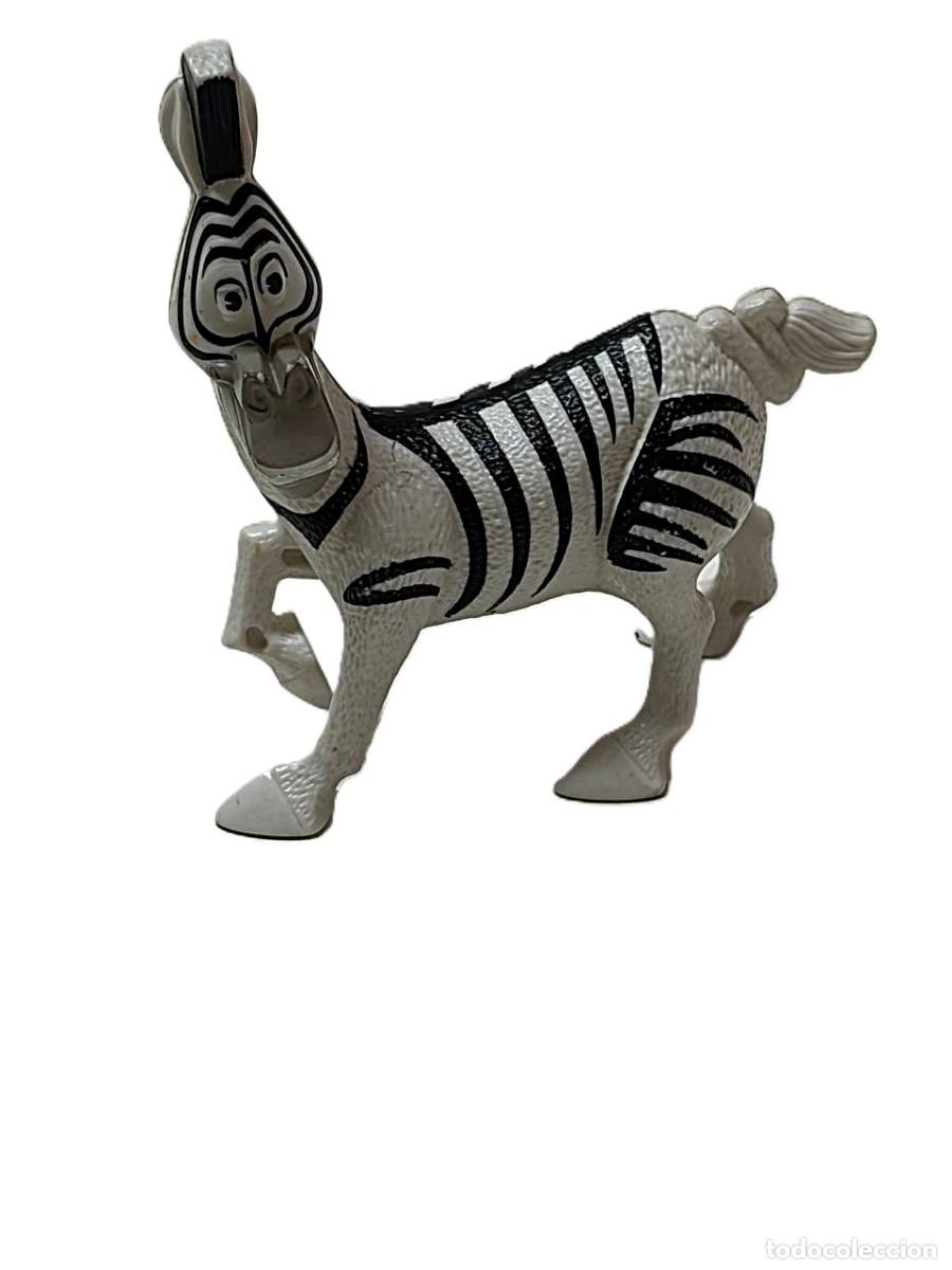 Gummi- und PVC-Figuren: MARTY ZEBRA MADAGASCAR McDonald's 2008 11x10 Cm.