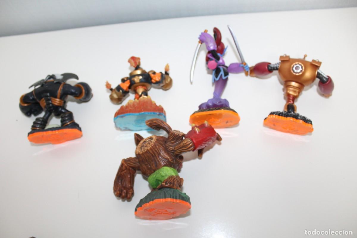 Figuras de goma y PVC: LOTE DE MU&Ntilde;ECOS SKYLANDERS ACTIVISION CON 2 BASES - Foto 11