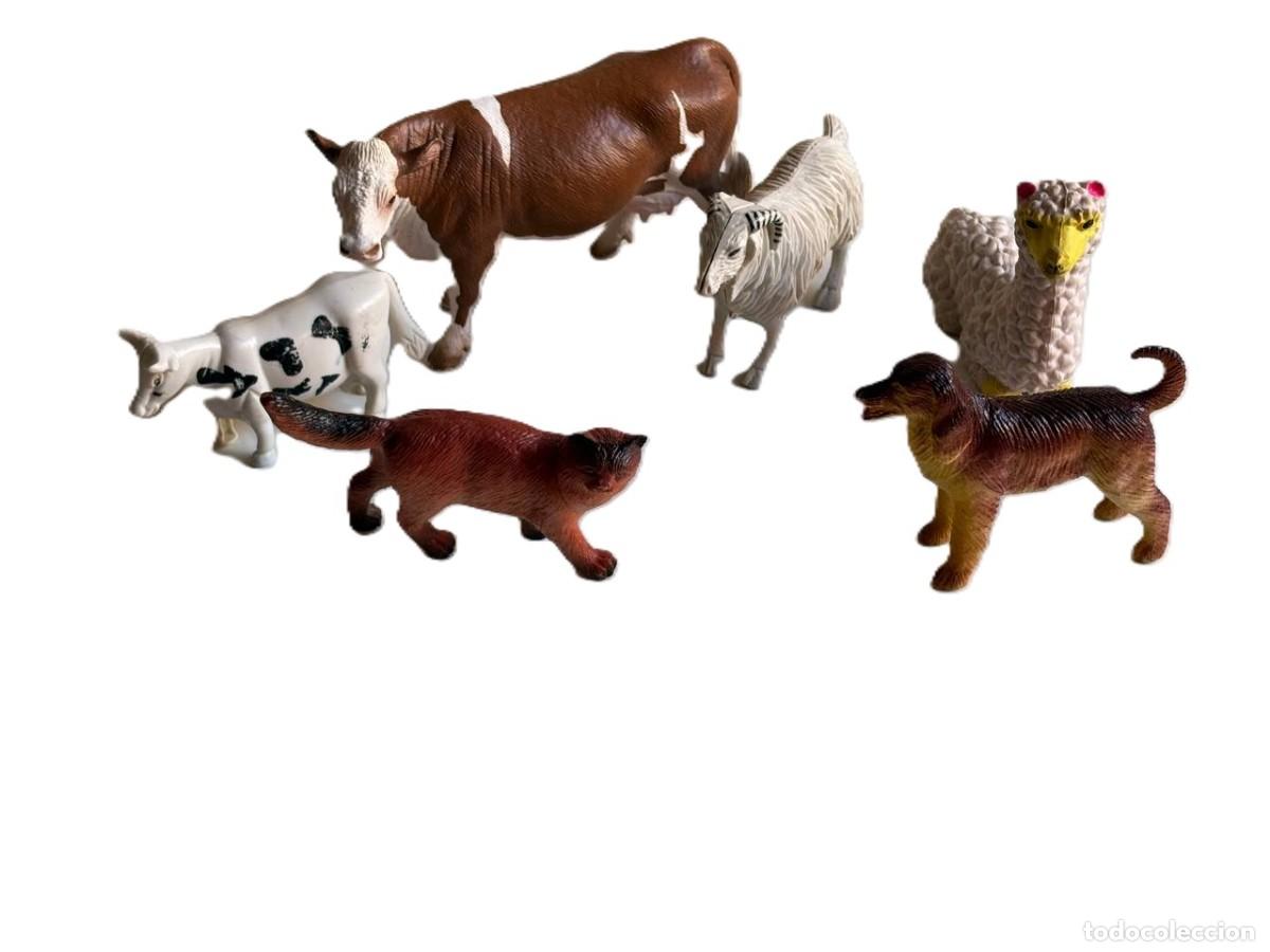 Rubber and PVC Figures: LOTE SCHLEICH ANIMALES 5-8 CM.ALTO