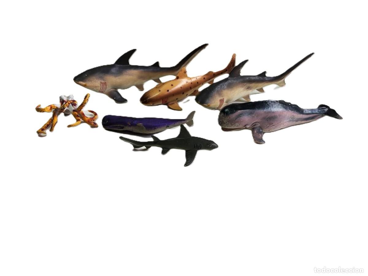 Figuras de goma y PVC: ANIMALES MARINOS ---- - Foto 1