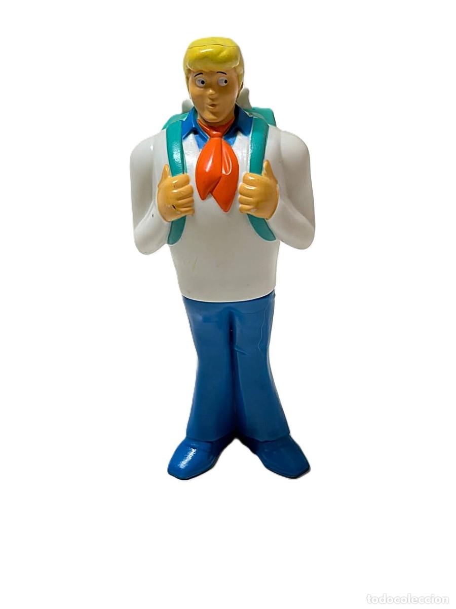 Figuras de goma y PVC: FIGURA FRED JONES SCOOBY DOO BURGER KING 2017 13 - CM.