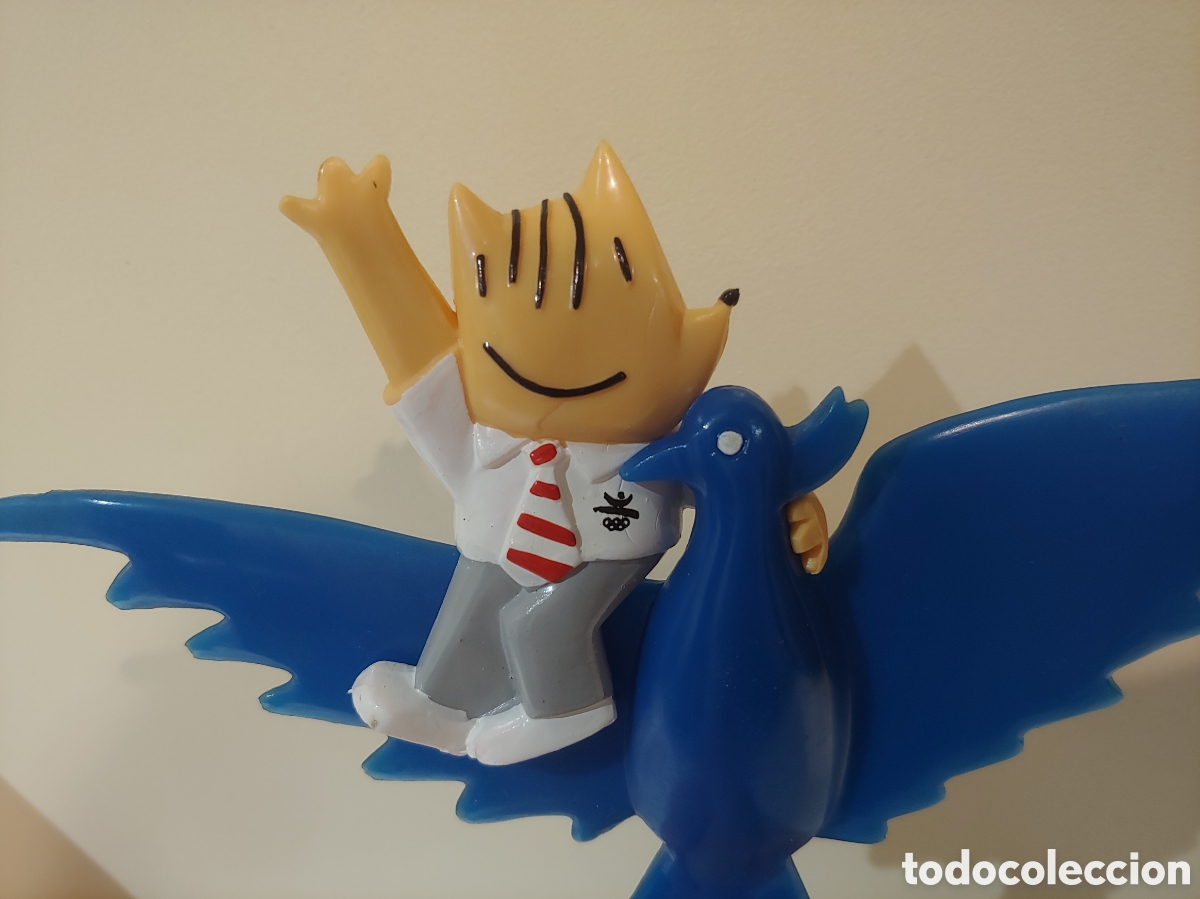 Figuras de goma y PVC: Figura pvc Cobi seguros Fenix olimpiadas barcelona 1992 Mariscal