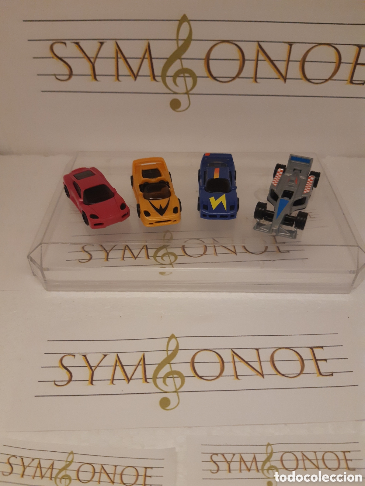 Figuras de Borracha e PVC: Serie completa coches Kinder sorpresa Rennwagen auto