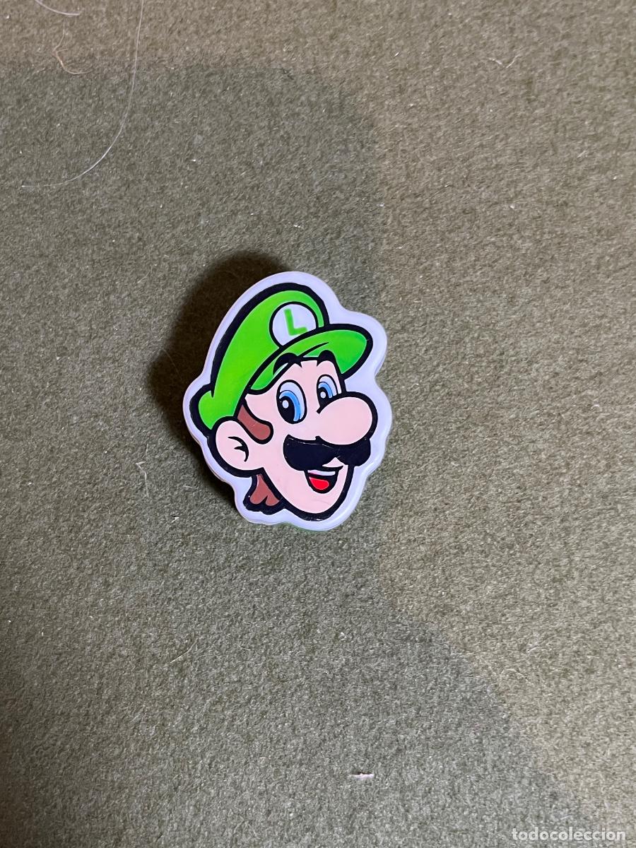 Figuras de goma Kinder: Kinder Joy Super Mario 2025 VQ414 Luigi Pen Deco figura l&aacute;piz decorativo Nintendo juguete sorpresa c