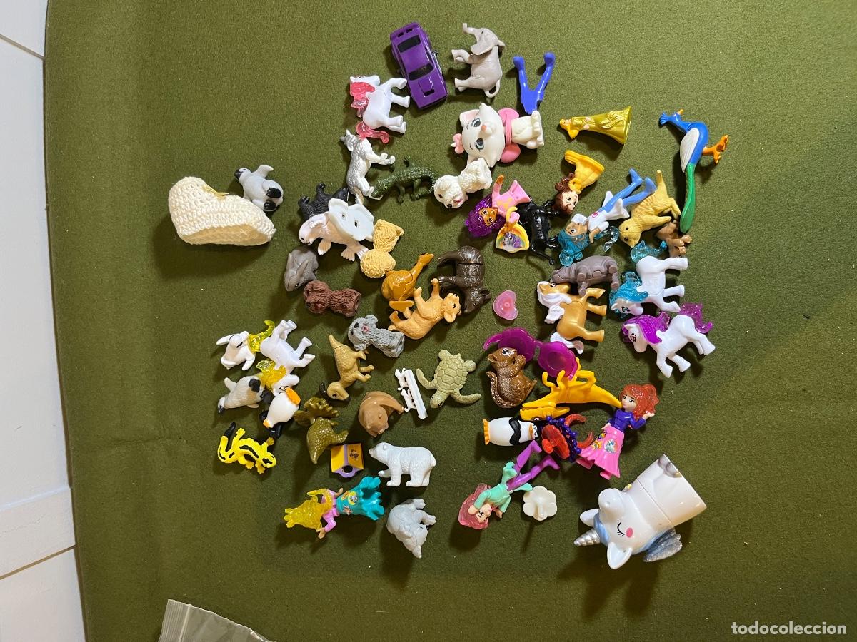 Figuras de goma y PVC: Lote de figuras miniatura Kinder Sorpresa, Disney, Enchantimals, My Little Pony y animales &ndash; M&aacute;s de