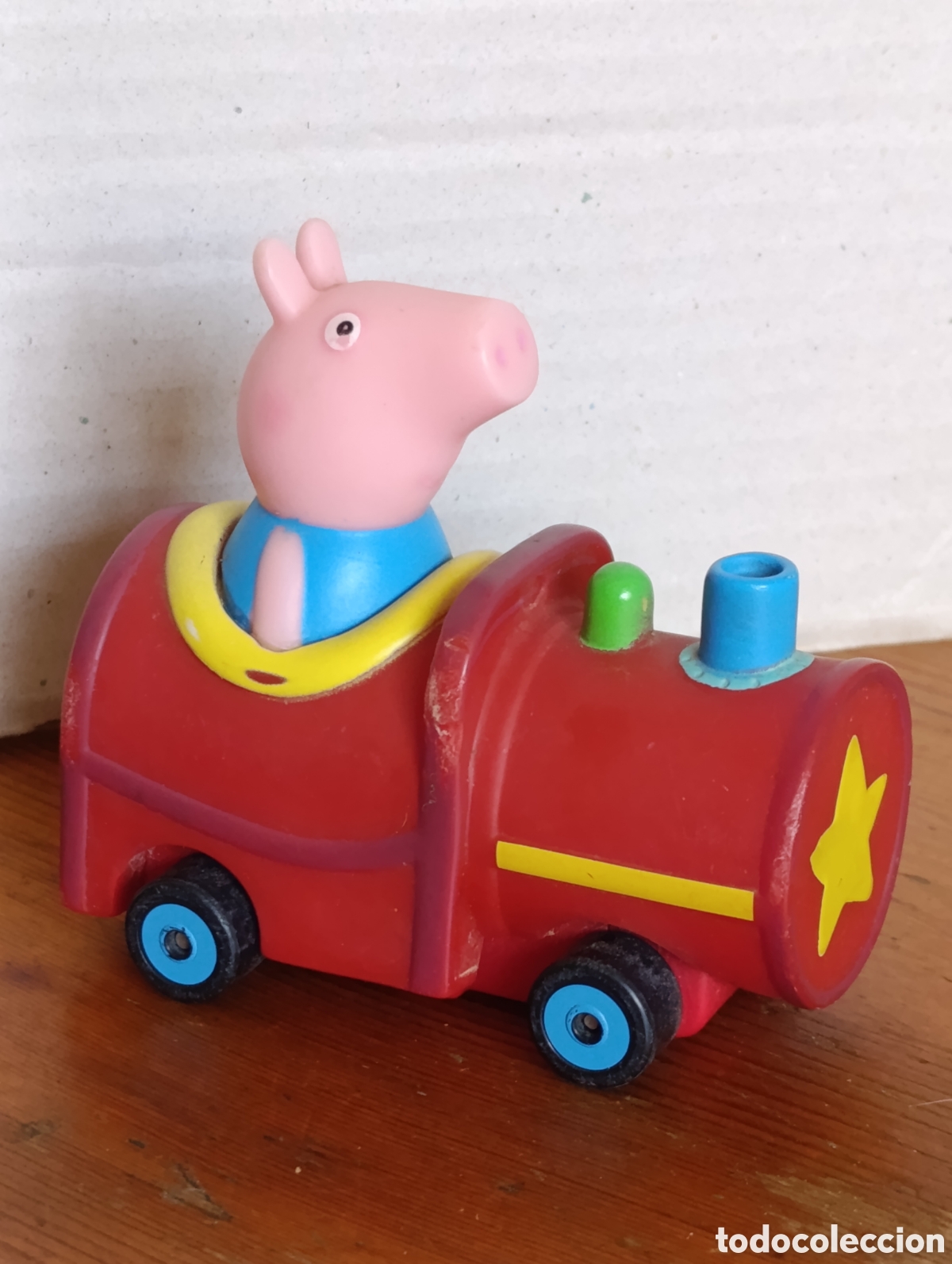 Figuras de goma y PVC: TREN GERTRUDIS DEL ABUELO PIG.DE ABD-2003