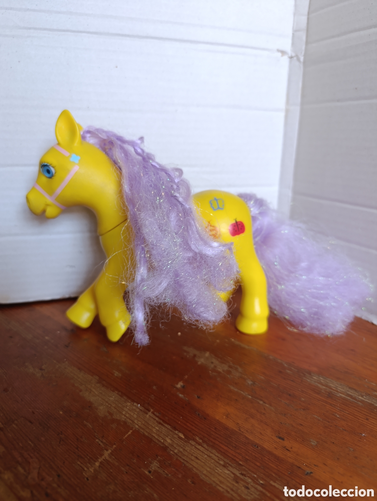 Figuras de goma y PVC: FIGURA DE PONY,PELO LARGO.DE MJ.