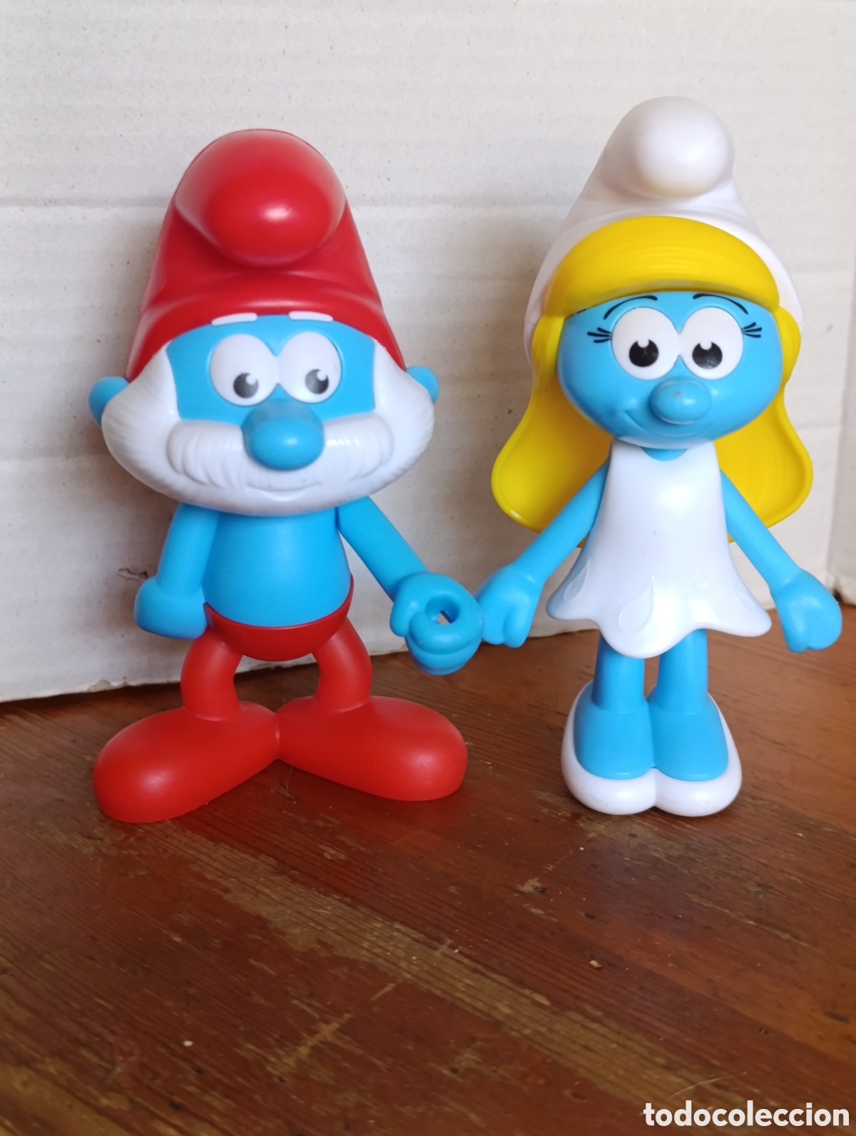 Figuras de goma y PVC: FIGURAS DE PITUFOS,PVC.DE MG.PARA BK.-2016.