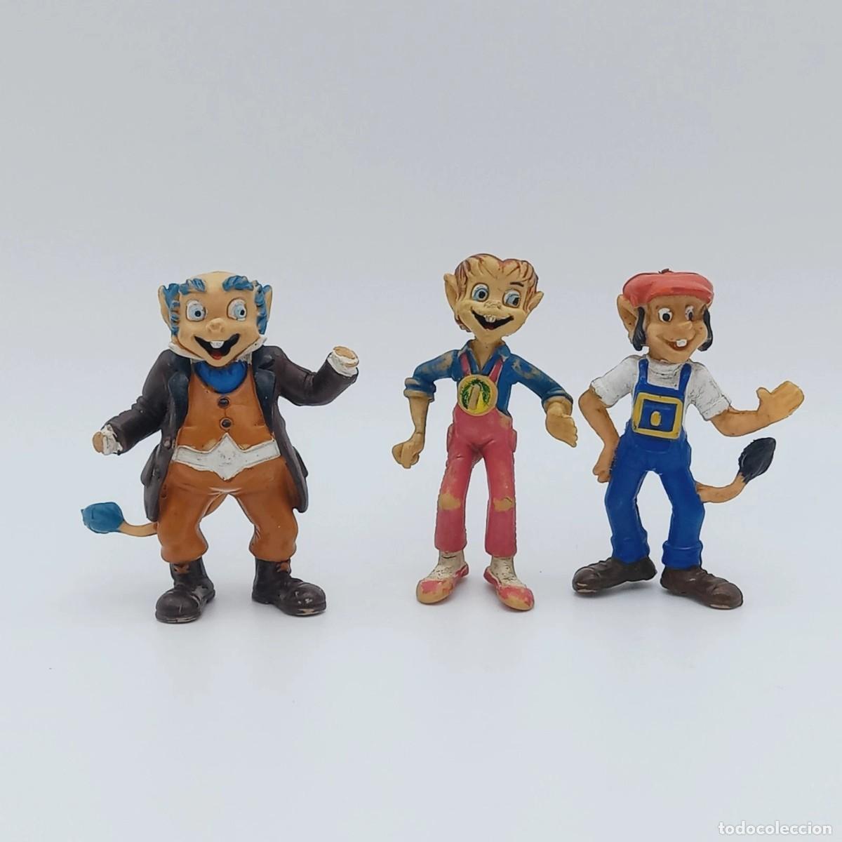 Gummi- und PVC-Figuren: Lot 3 mu&ntilde;ecos PVC Diminutos Littles Minipouss Comics Spain 1985 originales vintage