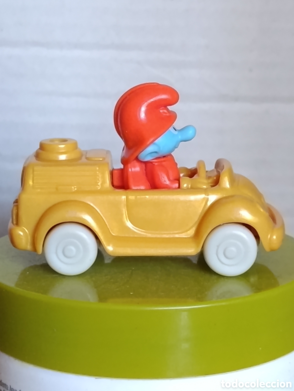 Figuras de goma y PVC: COCHE PVC.LOS PITUFOS.MARCA EL BOSQUE.