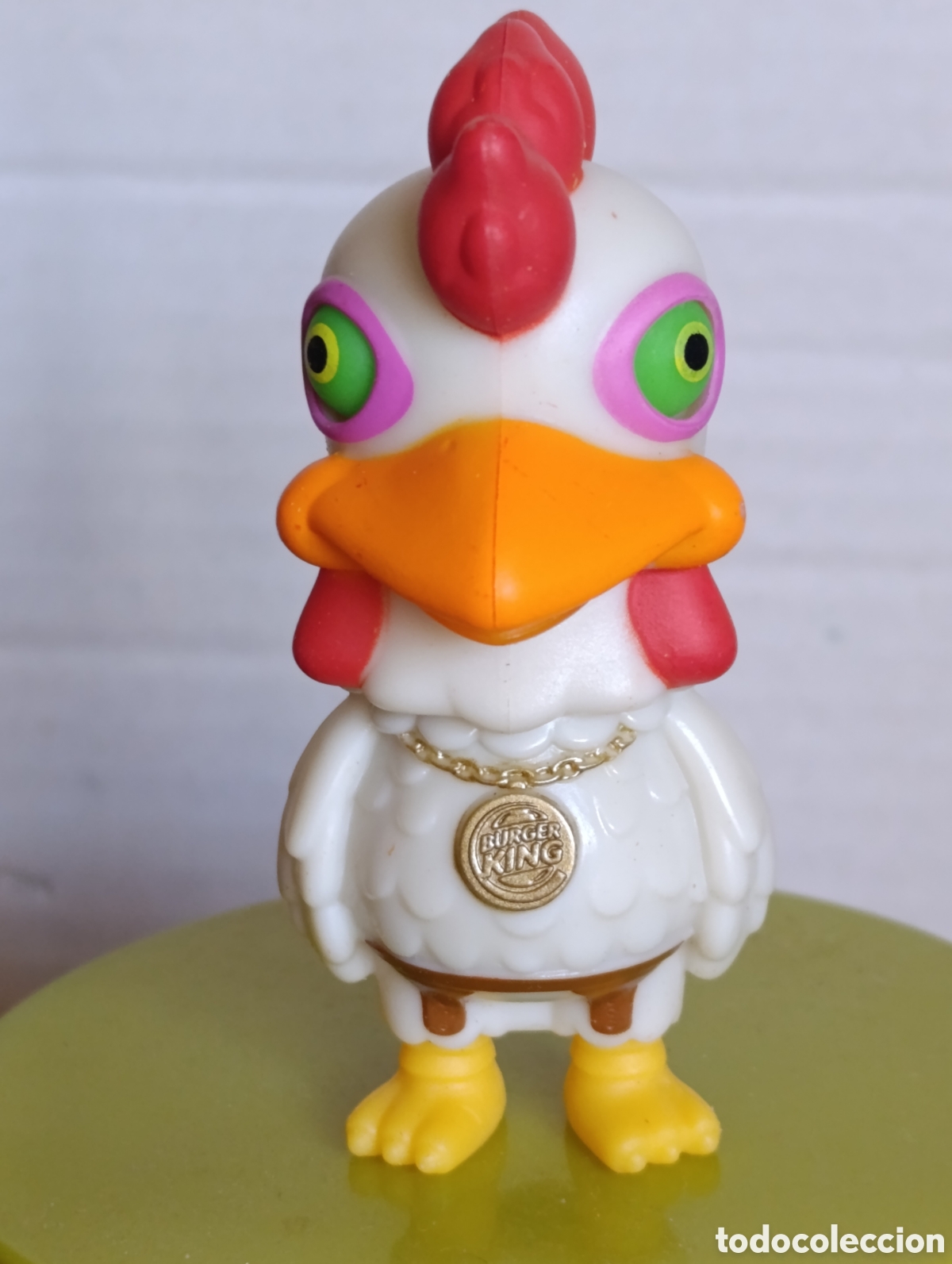 Figuras de goma y PVC: FIGURA DE GALLO MOVIL.DE BK.PVC.