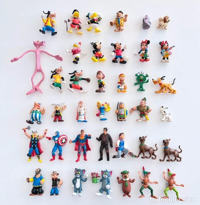 Gummi- und PVC-Figuren: Gran Lote 38 mu&ntilde;ecos PVC Comics Spain originales ver fotos vintage