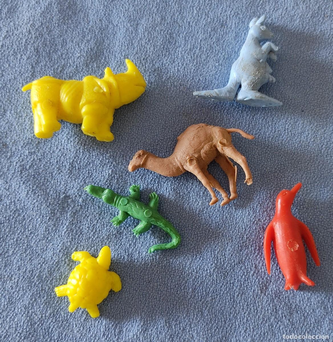 Figuras de goma y PVC: ANIMALES DUNKIN A&Ntilde;OS 60/70