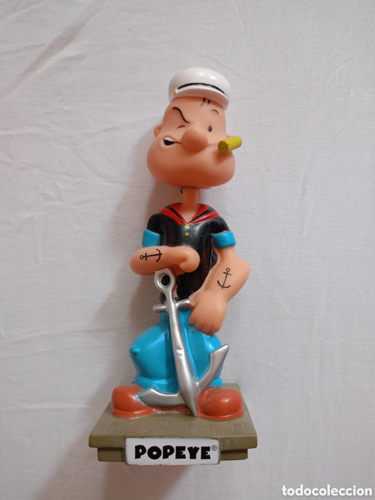 Rubber and PVC Figures: Popeye the sailorman antigua figura funko 17cm rara dif&iacute;cil