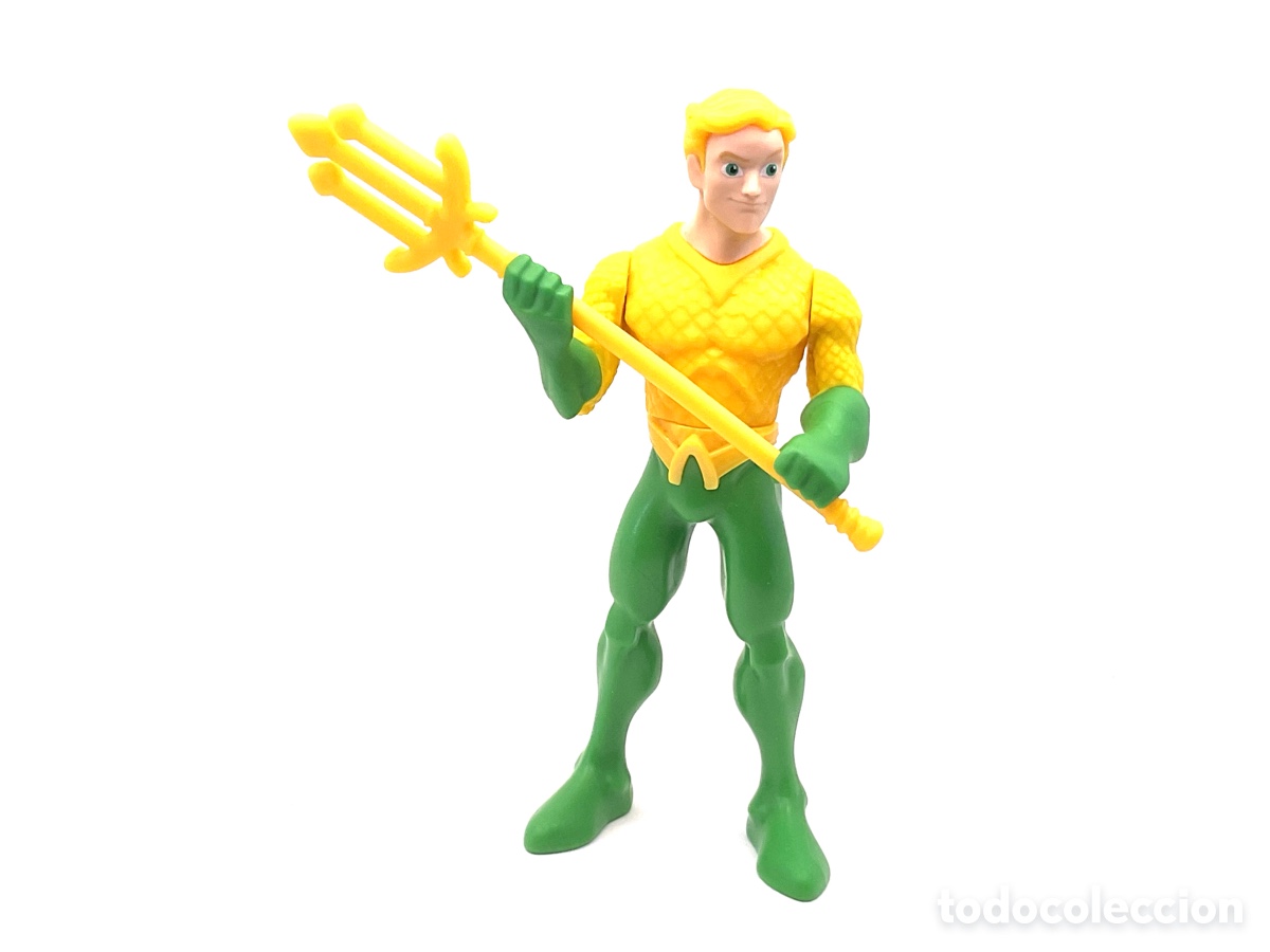 Figuras de goma Kinder: FIGURA HUEVO KINDER MAXI TM DC COMICS VDD16 - AQUAMAN