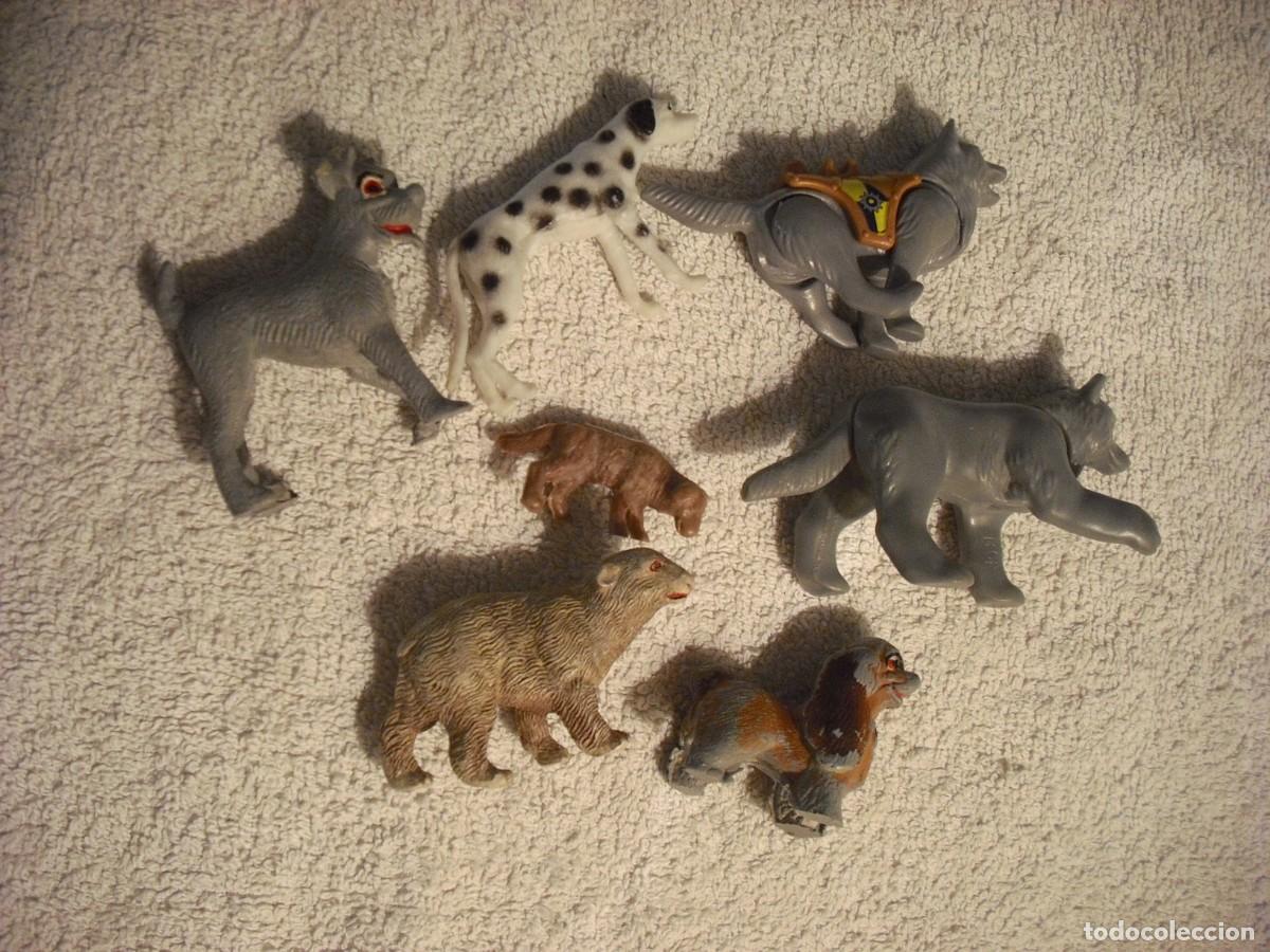 Rubber and PVC Figures: LOTE DE 7 FIGURAS DE PERRO DE DIFERENTES RAZAS Y TAMA&Ntilde;OS, PVC