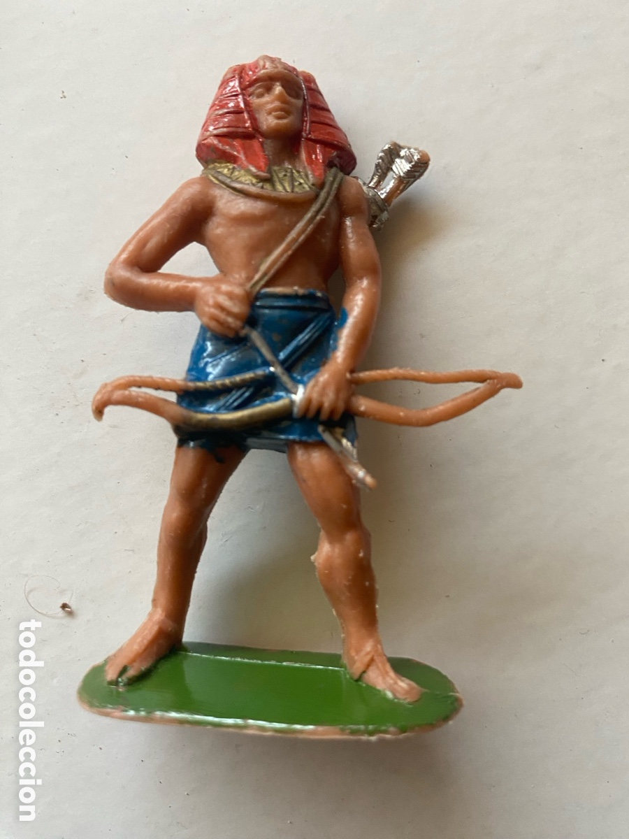 Figuras de goma y PVC: Egipcio jecsan pl&aacute;stico 7 cm - Foto 1