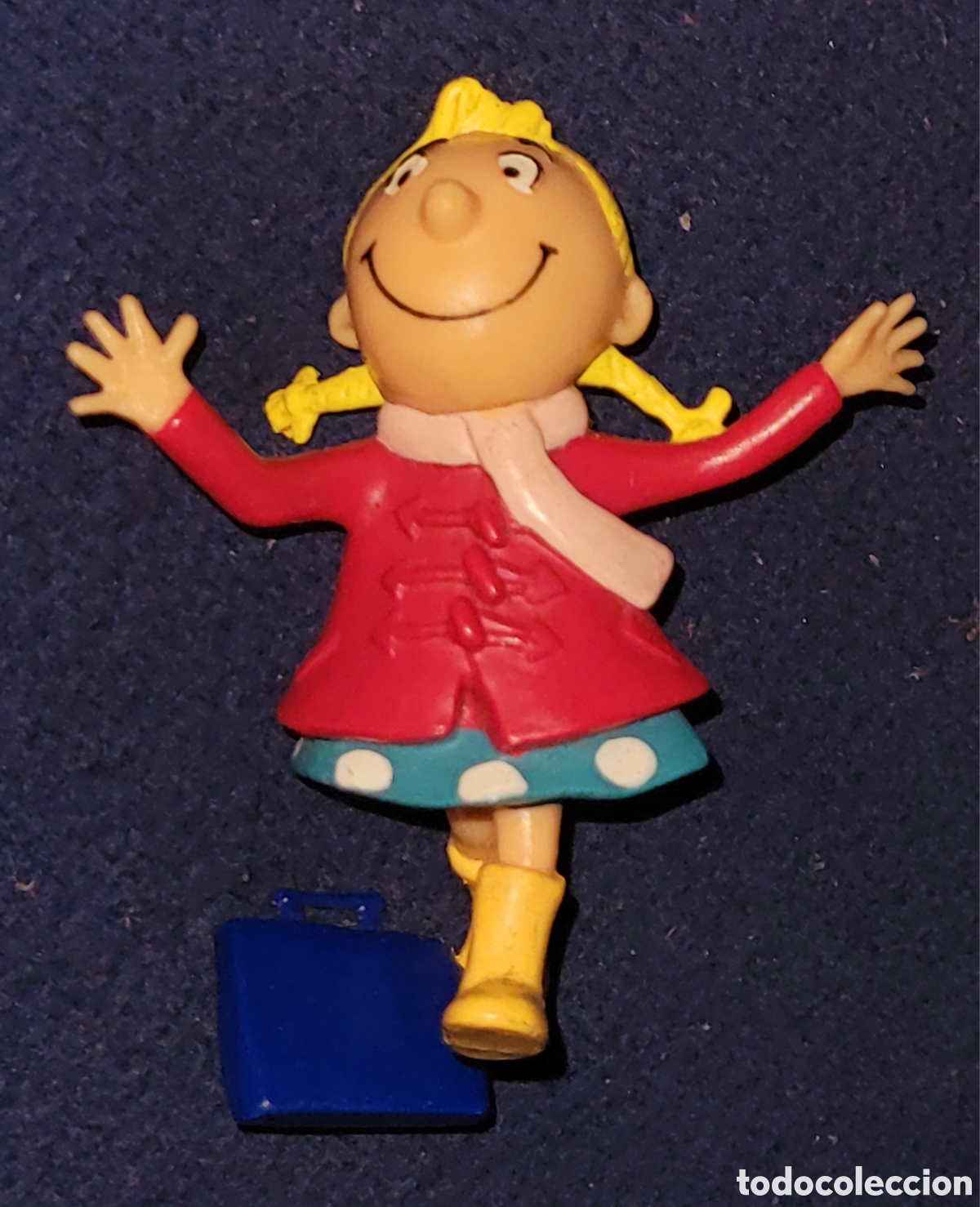 Figuras de goma y PVC: Bonita figura pvc goma Nana Dubouchon serie Tom-Tom y Nana marca Papo