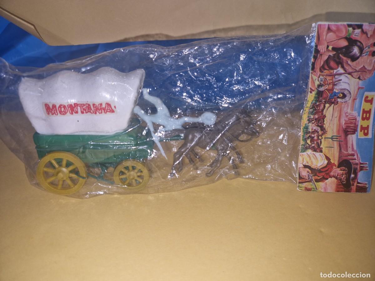Figuras de goma y PVC: Antigua Carreta Caravana del Oeste, A&Ntilde;OS 70