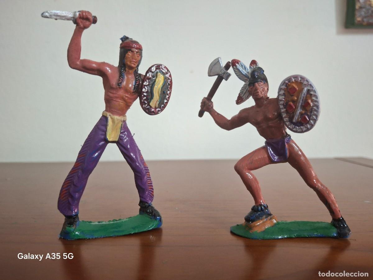Rubber and PVC Figures: SOLDADOS DE PLASTICO INDIOS LAFREDO COMO NUEVOS