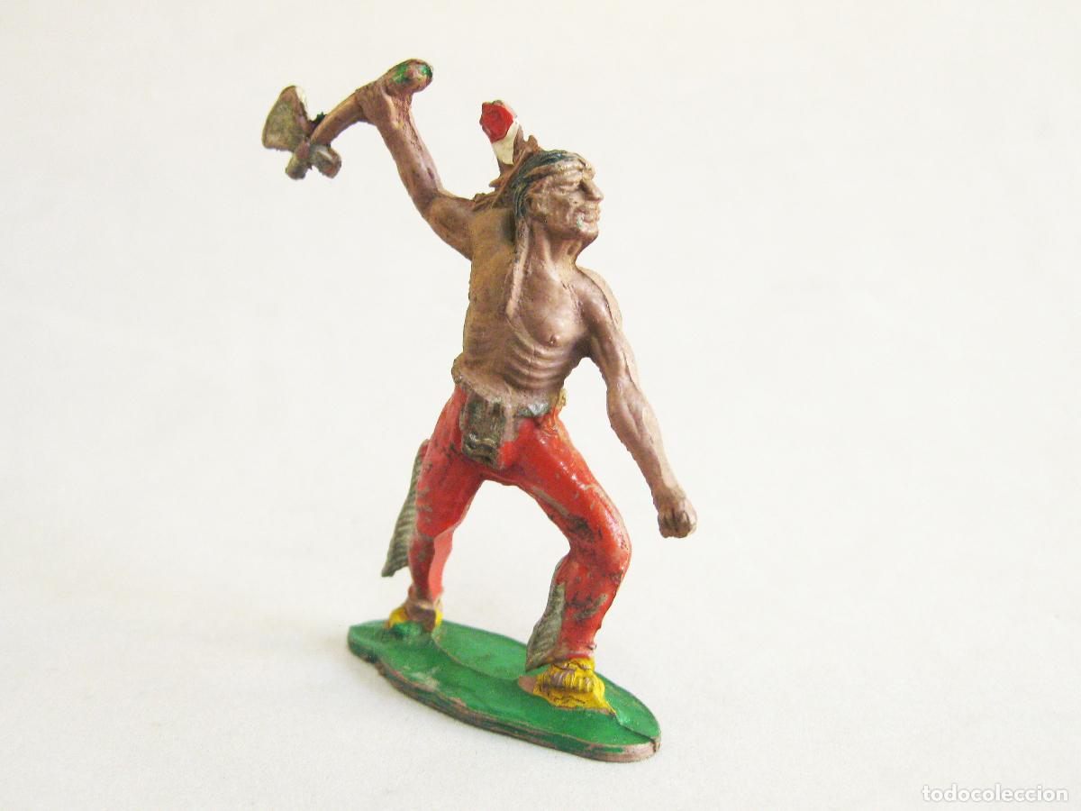 Figuras de goma y PVC: FIGURA DE GOMA DE UN SOLDADO INDIO CASABLANCA Y GULLIVER. BUEN ESTADO. A&Ntilde;OS 60