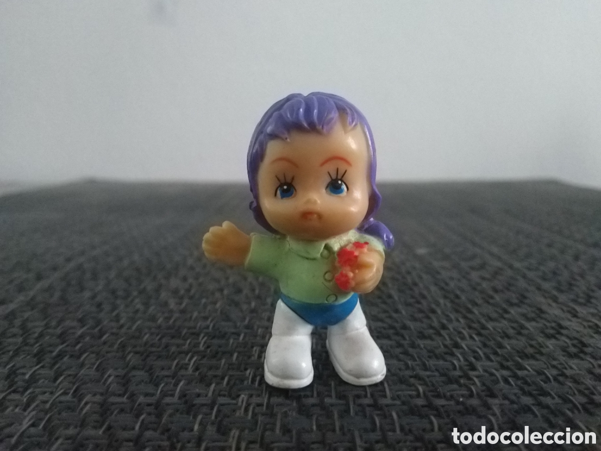 Figuras de goma y PVC: FIGURA PVC NI&Ntilde;O NI&Ntilde;A VINTAGE BEBE BABY