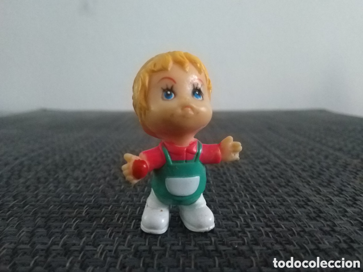 Figuras de goma y PVC: FIGURA PVC NI&Ntilde;O NI&Ntilde;A VINTAGE BEBE BABY